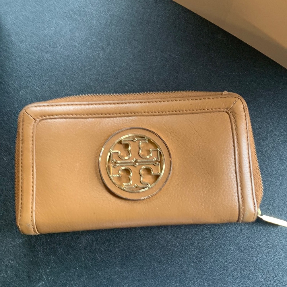 Tory Burch Miller Leather Continental Medium Wallet Vintage